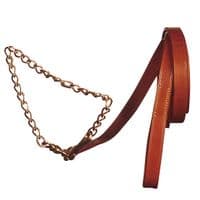Presentation show in hand bridle with chain and  lead rope