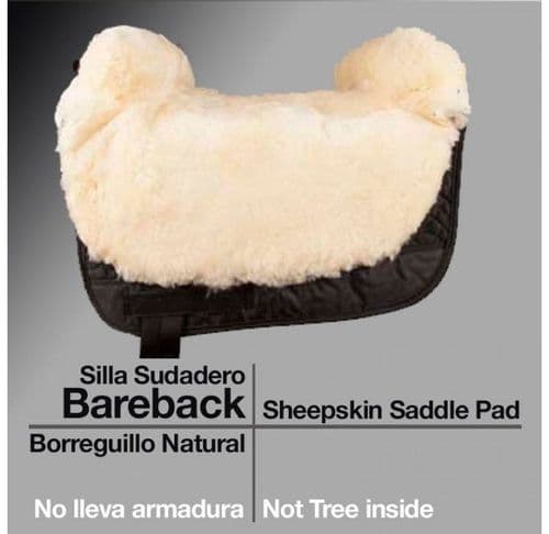 Sheepskin - Bareback riding pad