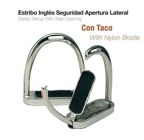 Side opening safety stirrup