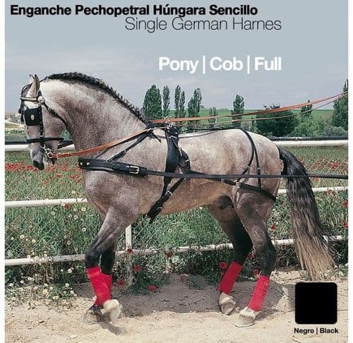 Single breastcollar harness - leather