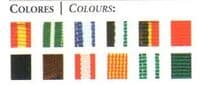 Single ring Serreton by Marjoman with nylon headpiece - huge choice of colours