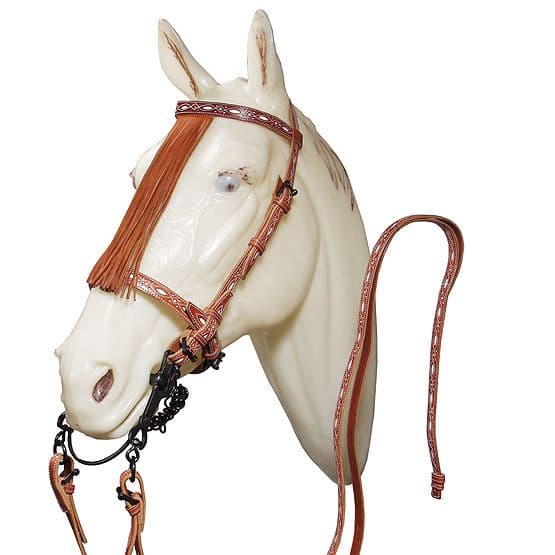 Spanish Repujada bridle and rein set