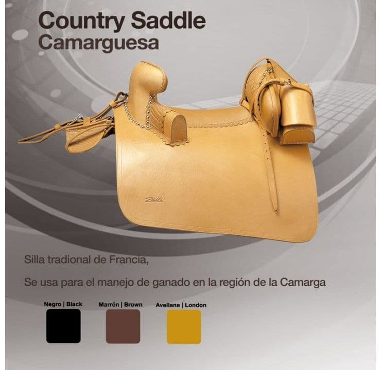 Traditional French Carmargue saddle by Zaldi