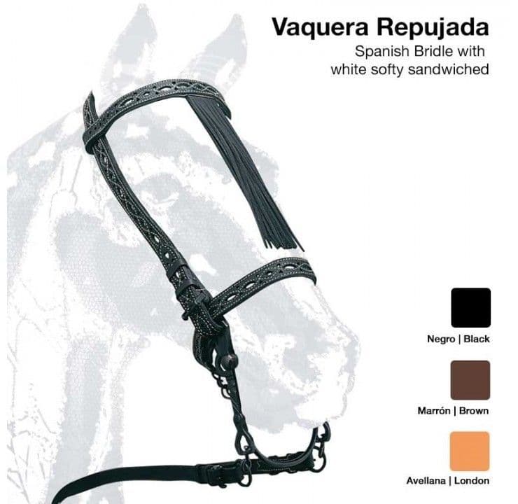 Vaquera Bridle - repujada style