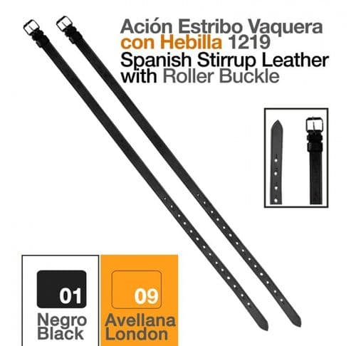 Vaquera stirrup leather - with buckles