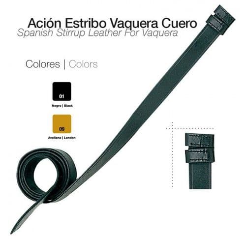 Vaquera stirrup leather - without buckles