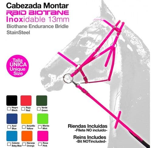 Zaldi biotane bridle 13mm