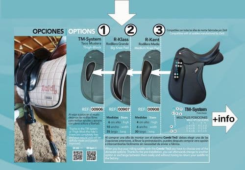 Zaldi Combi knee block kit (medium)