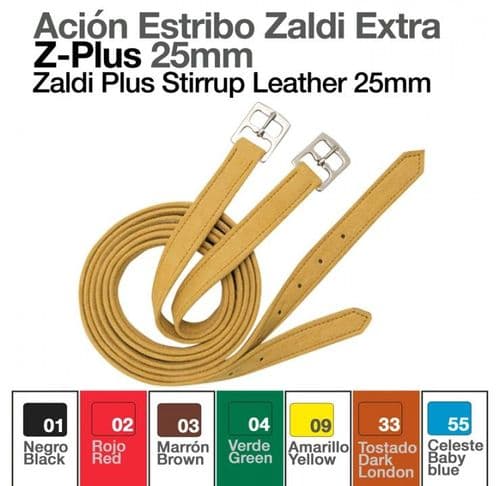 Zaldi Z Plus stirrup leathers