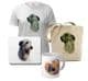 Irish Wolfhound Head Study Print RMDH156