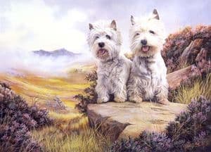 Limited Edition West Highland White Terrier Print RMLE11