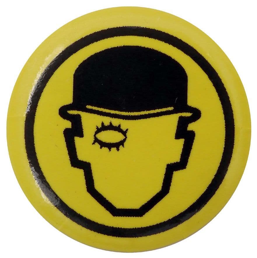 A Clockwork Orange Alex Face Yellow Button Badge