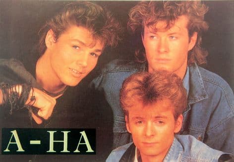 a-ha - 'Group 1' Postcard