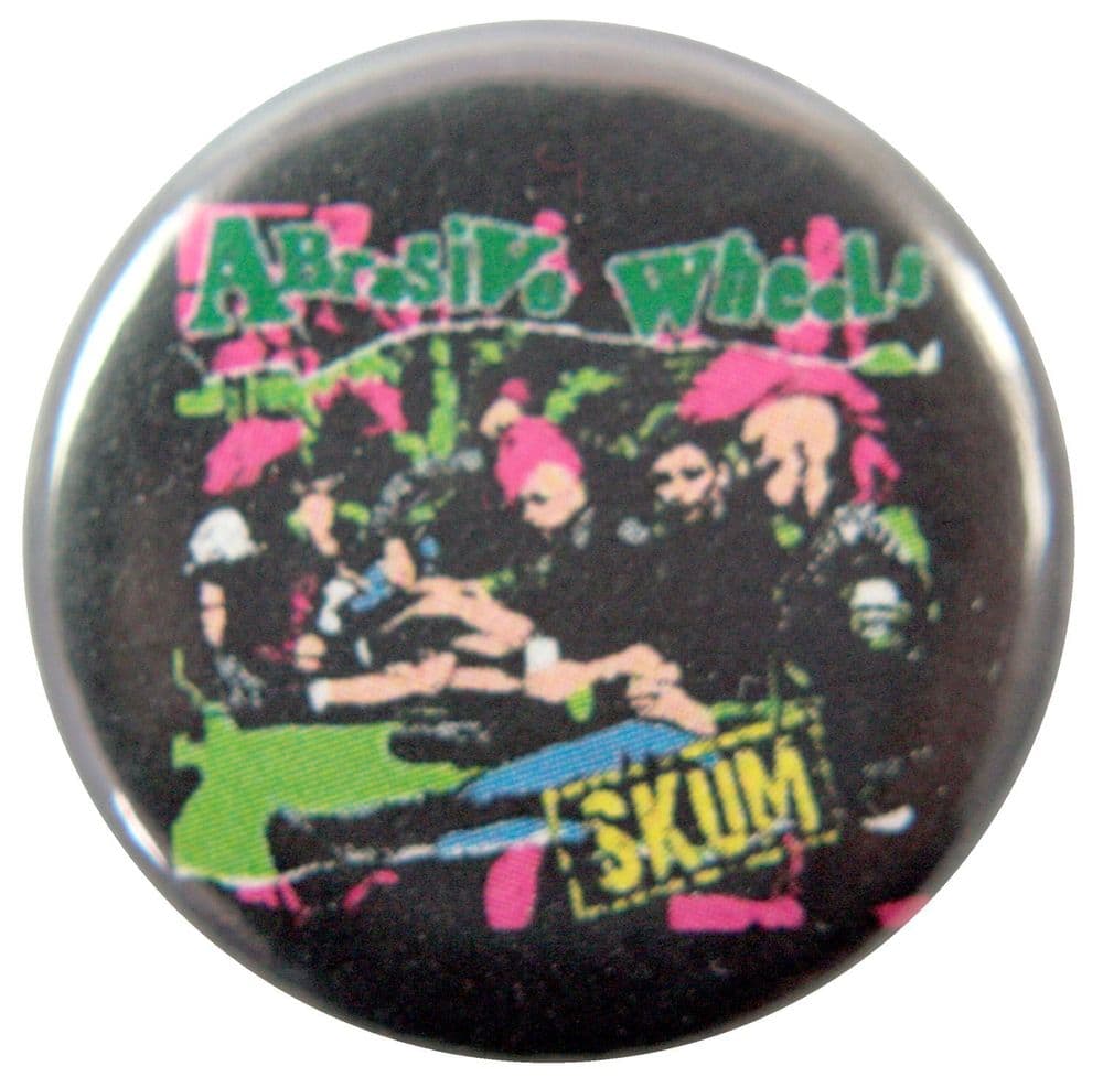 Abrasive Wheels Skum Button Badge