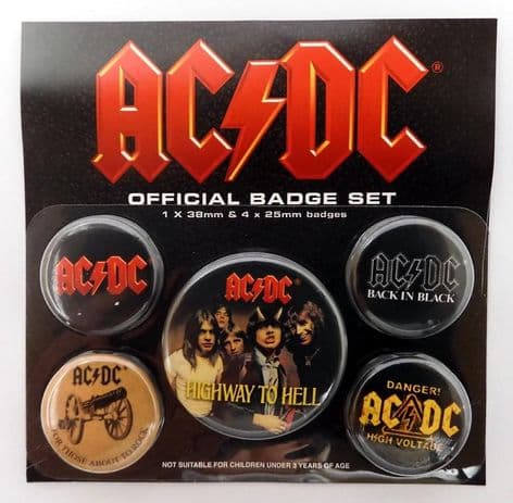 AC/DC - Badge Set