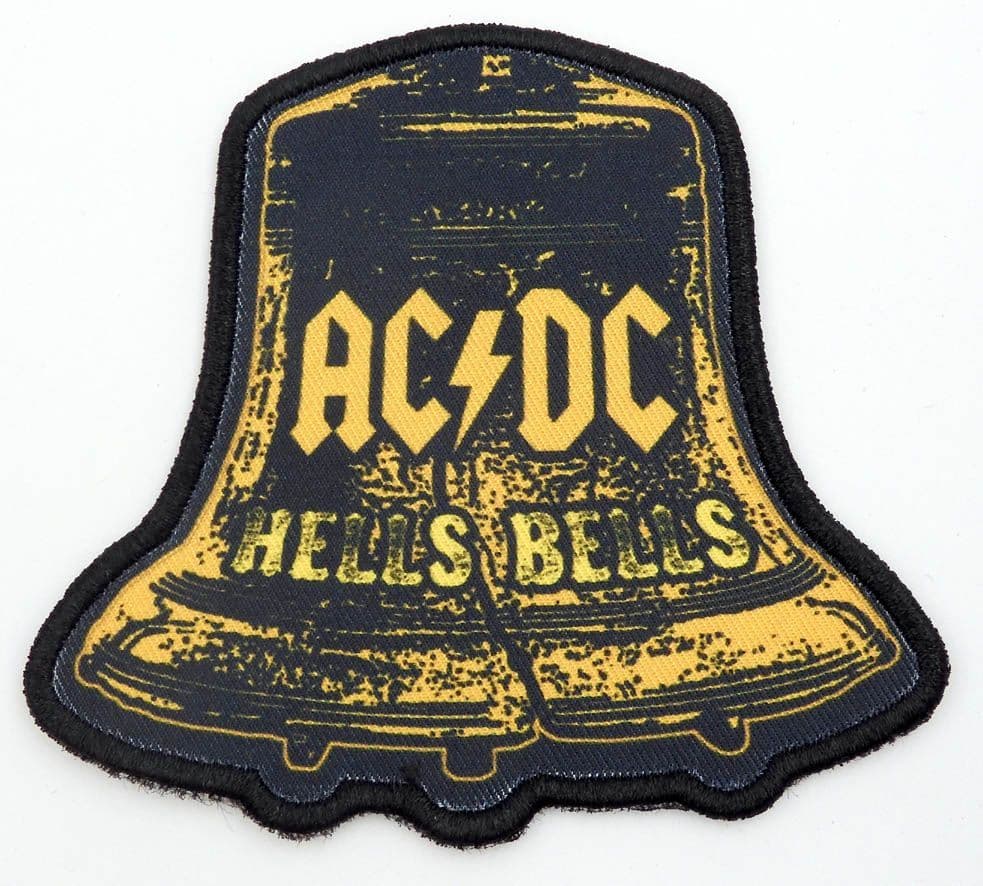 AC/DC - Hells Bells Shaped Printed Patch