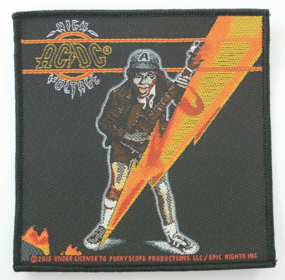 AC/DC - High Voltage Lightning Woven Patch