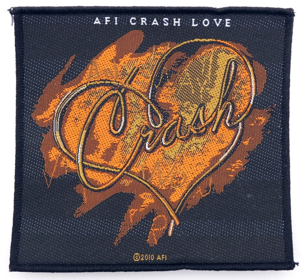 AFI Crash Love Heart Woven Patch