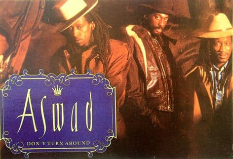 Aswad - 'Don't Turn Around' Postcard
