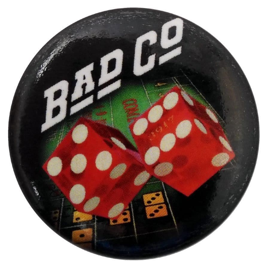 Bad Company Dice Button Badge