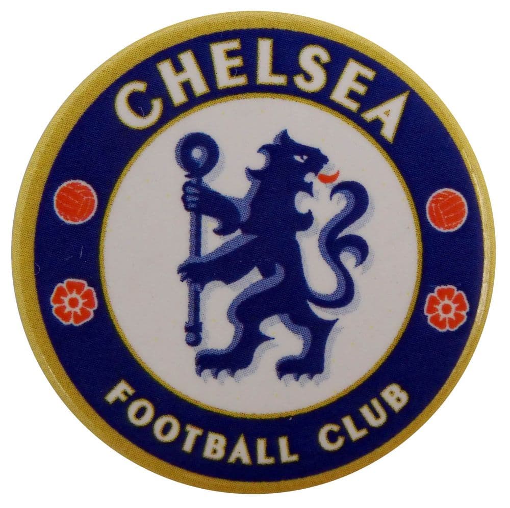 Chelsea F C - Badge 32mm Button Badge