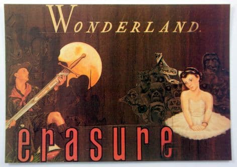 Erasure - 'Wonderland' Postcard