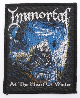 Immortal - 'At the Heart of Winter' Woven Patch