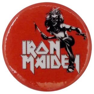 Iron Maiden - 'Eddie Red' Button Badge