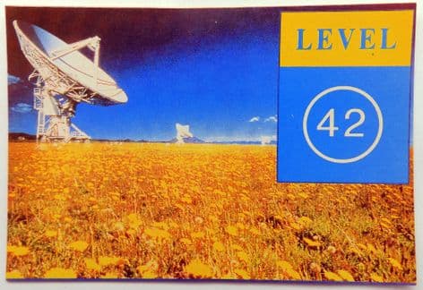Level 42 - 'Heaven in My Hands' Postcard