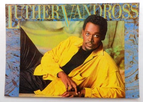 Luther Vandross  - 'Yellow Shirt' Postcard
