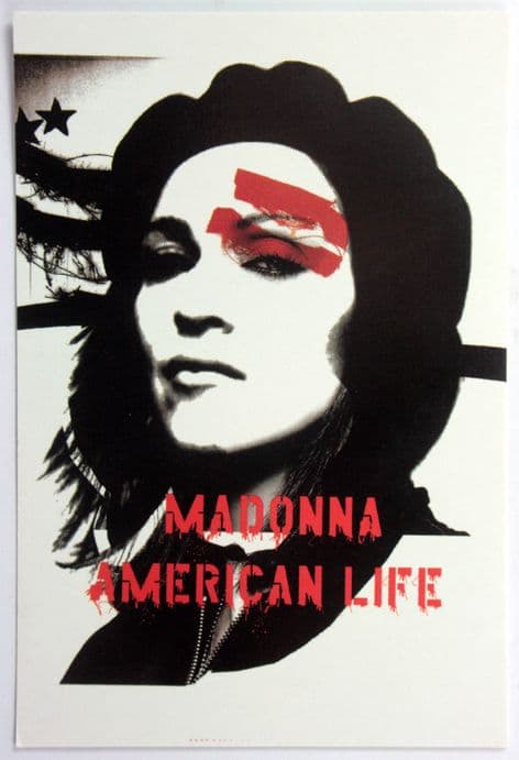Madonna - 'American Life' Postcard