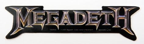 Megadeth Logo Sticker
