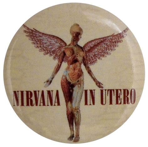 Nirvana - 'In Utero' Button Badge