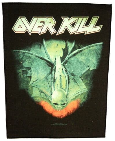 Over Kill - 'For Those Who Bleed' Giant Printed Backpatch