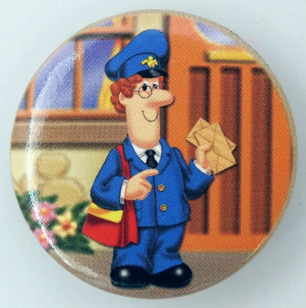 Postman Pat Large Button Badge