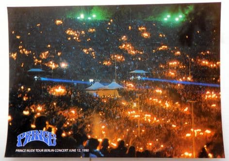 Prince - 'Nude Tour Berlin Concert 1990' Postcard