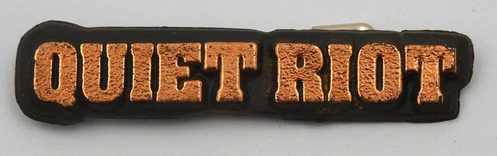 Quiet Riot - Logo Plastic Badge
