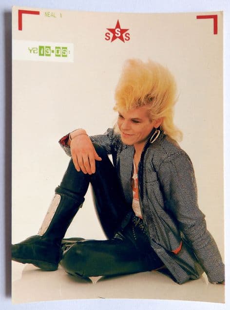 Sigue Sigue Sputnik - 'Neal X' Postcard