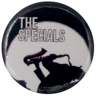 The Specials Saxophone Button Badge