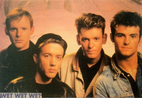 Wet Wet Wet - 'Group Moody' Postcard