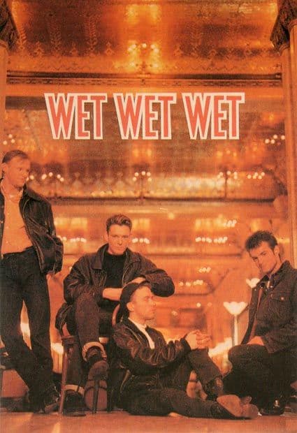 Wet Wet Wet - 'Group Orange' Postcard