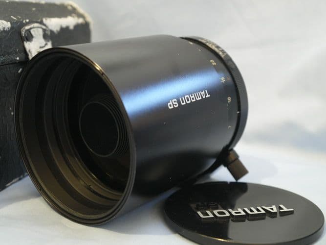 Tamron SP 500mm f8 Telephoto Mirror Lens 55B Adaptall 2 Case Lens Hood 89 99