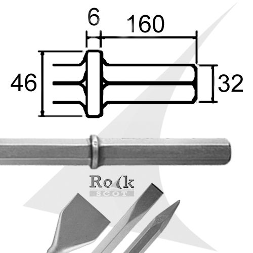 Atlas Copco TEX 22PS / TEX 23PE / TEX 27PS / TEX 28PE / TEX 32P / TEX 33PE (Hex 32x160)