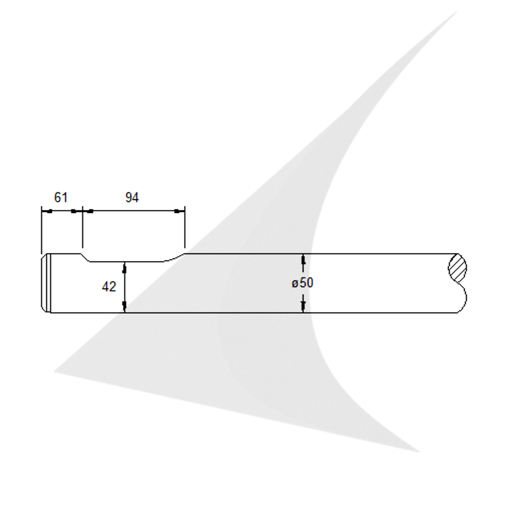 Breaker Steel for BOBCAT B600 / B700