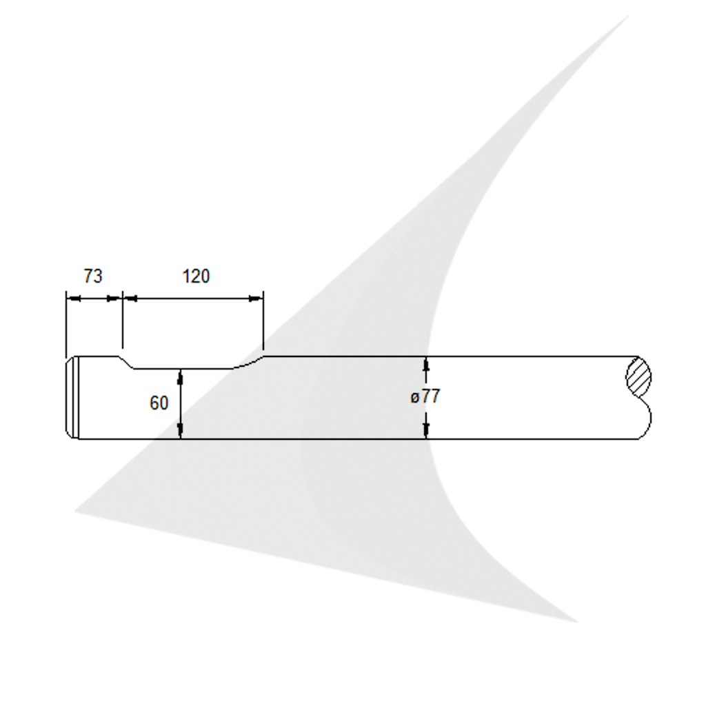 Breaker Steel for BOBCAT HB 1180