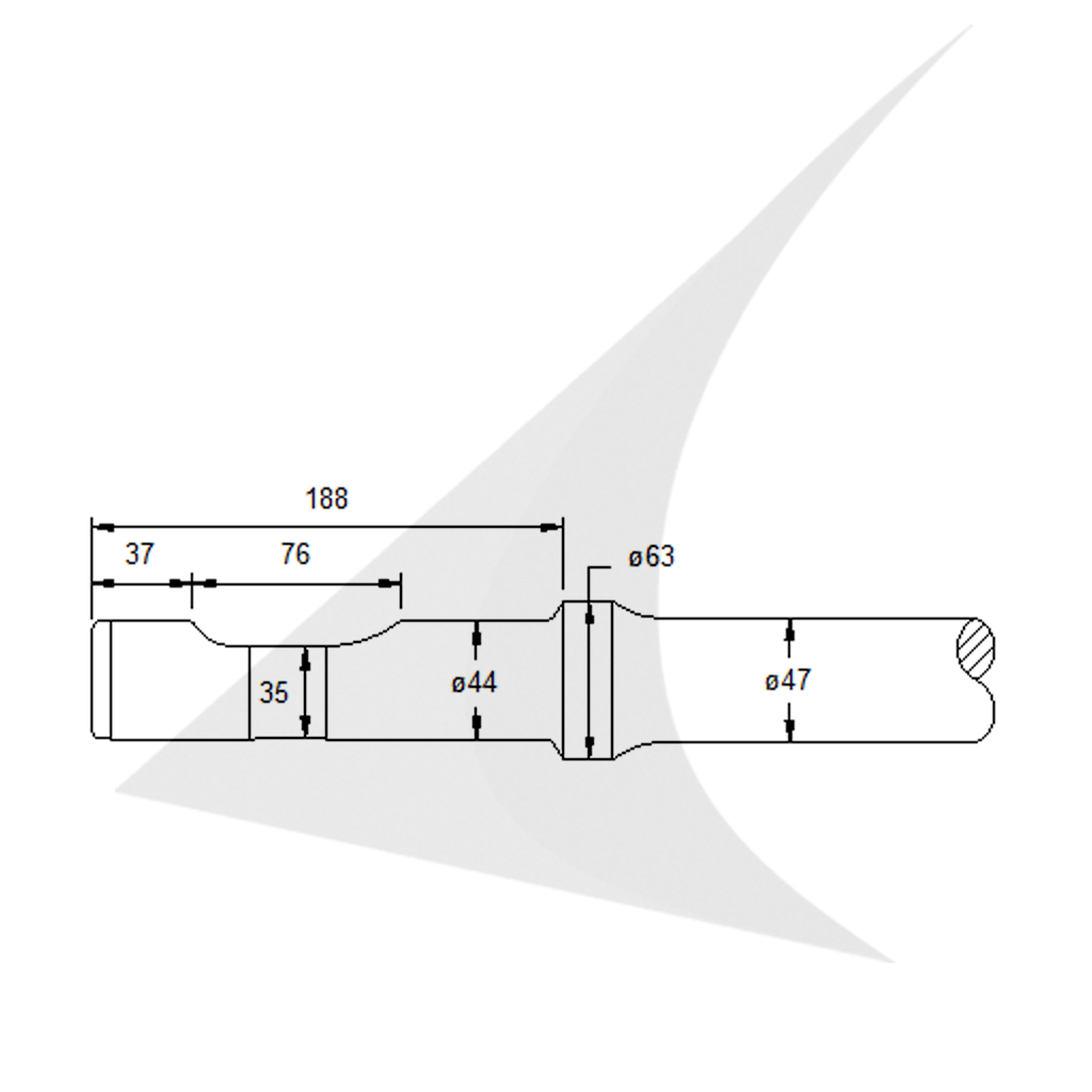 Breaker Steel for BOBCAT HB 580