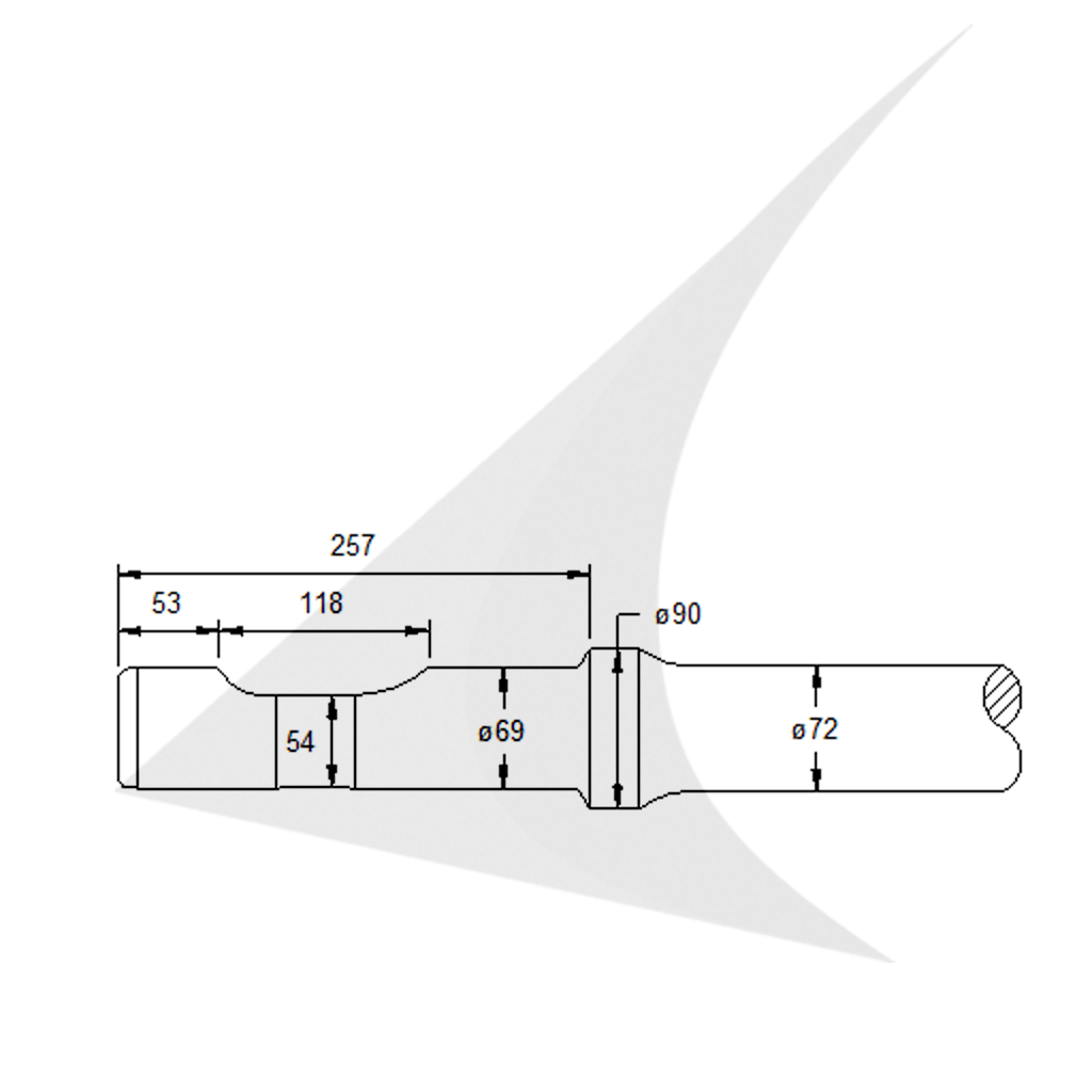Breaker Steel for BOBCAT HB 980