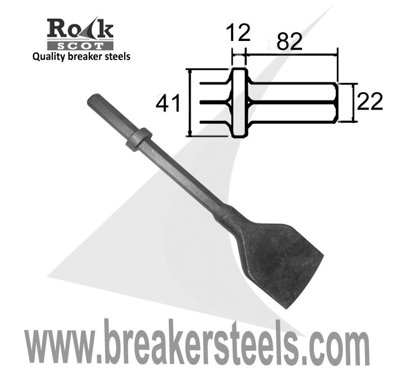 Hex 22mm x 82mm (⅞ x 3¼) Tarmac Cutter
