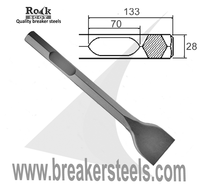 Wide Chisel - B11304 / GSH27 / USH27