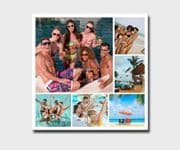 Personalised Photo Collage Framed Canvas – 4 to 15 Pictures